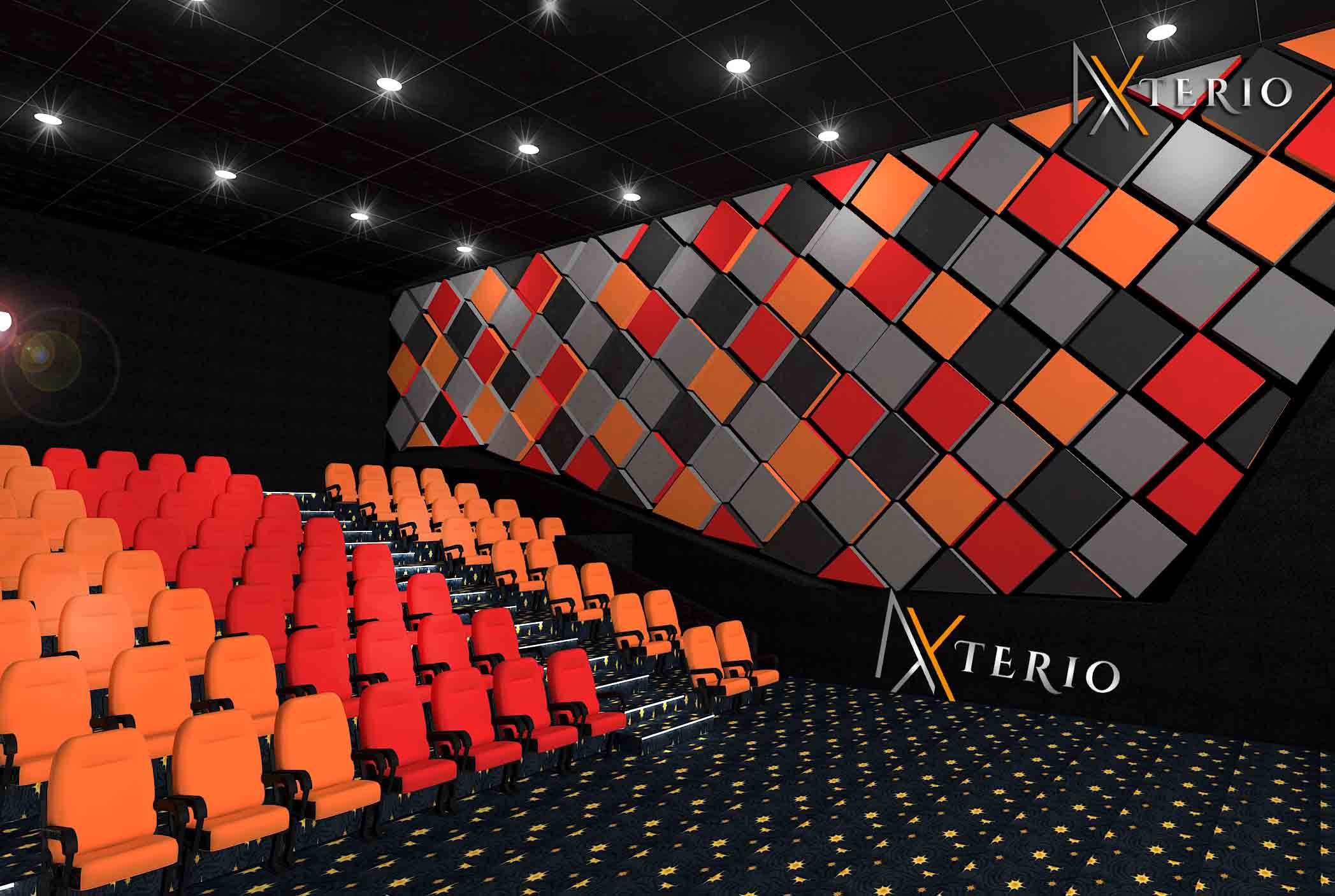 NXterio cinema hall interior design