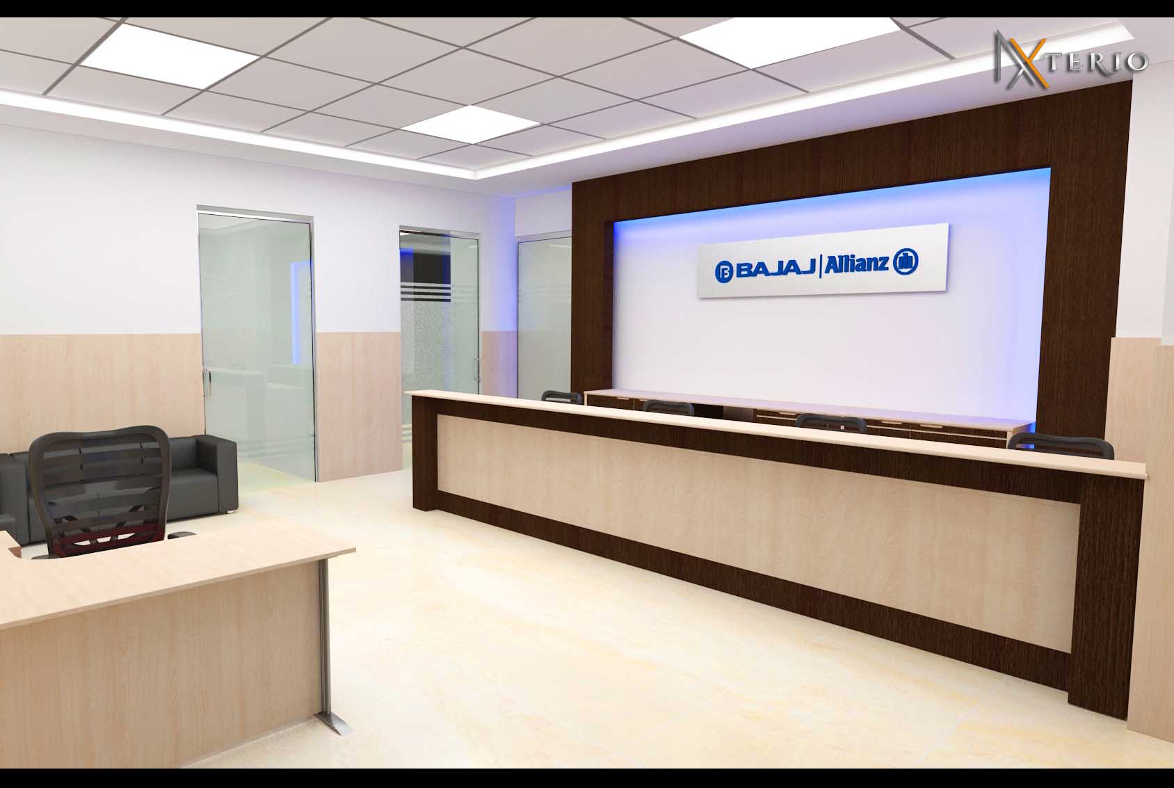 Bajaj Allianz office interior by NXterio