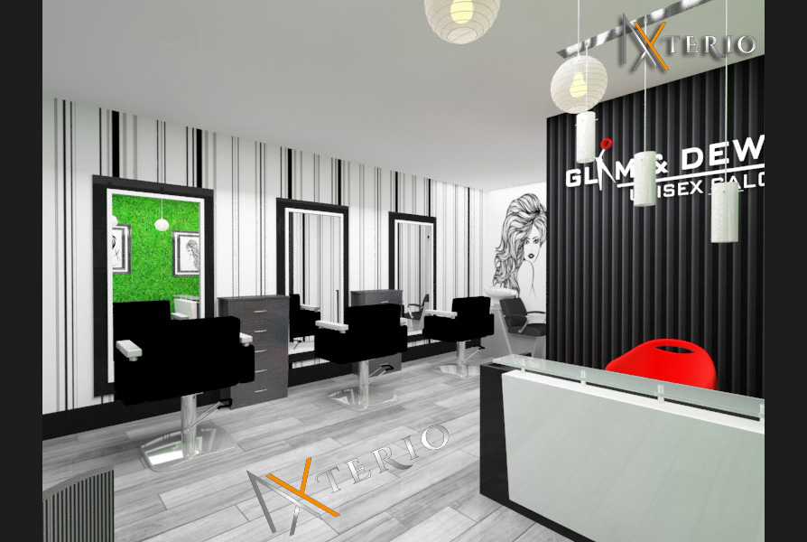 NXterio shop interior layout and display